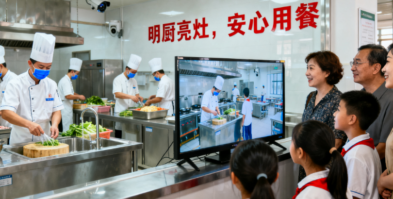 中小学明厨亮灶智慧监管体系