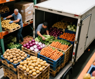 智慧食安食材出入库管理：四大核心模块​